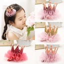 Children's hair accessories princess crown headdress South Korea girls hairpin little girl hairpin side clip two yuan store supply