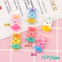 Pearl Crown rabbit diy resin accessories mobile phone shell epoxy material Children's ring necklace diy accessories