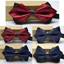 Tie men's spot groom double bow Korean fashion men's business dress pointed bow tie