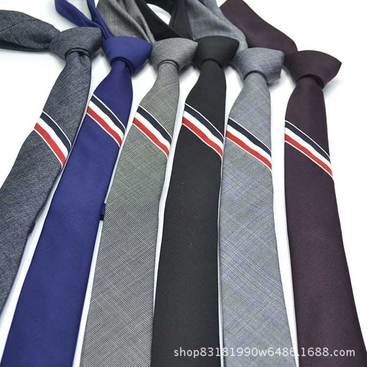 领带5公分棉质大气高雅男士正装商务领带现货批发来样订货