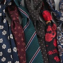 领带男正装商务8cm职业衬衫韩版棕色条纹休闲英伦时尚结婚新郎领