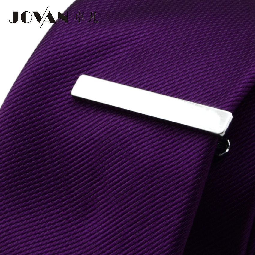 JOVAN Hot Selling Explosions Simple Light Plate Gloomy Short Collar Clip Men's Collar Clip 4cm Short Clip Gold and Silver Black