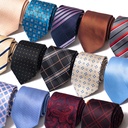Men's tie business formal tie polyester bridegroom wedding festive stripes 8cm tie spot