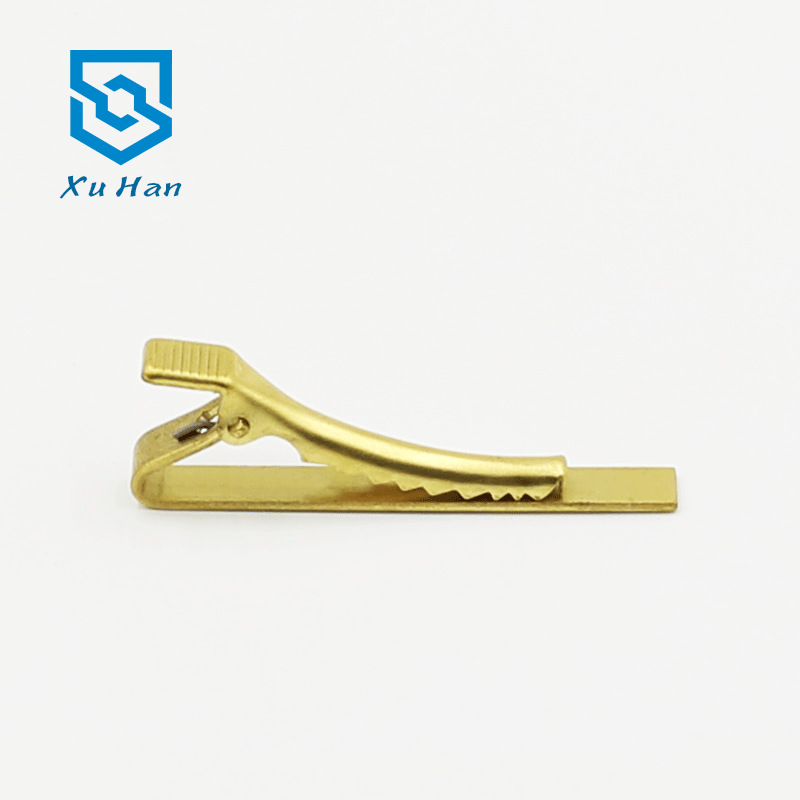manufacturers copper tie clip Badge clip metal alligator clip suit small tie clip diy accessories