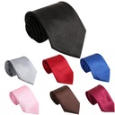 Men's Solid Color Tie Wedding Business Monochrome Tie Best Man Tie 8cm Group Tie