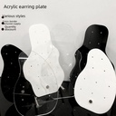 Factory acrylic earrings earrings necklace jewelry jewelry rack earring plate plexiglass jewelry display board