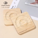 Bracelet solid wood display tray hand circumference tray square swing display stand jewelry jewelry display storage tray