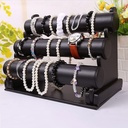 Three-layer flannel bracelet stand watch stand jewelry display stand jewelry shop counter surface display stand detachable