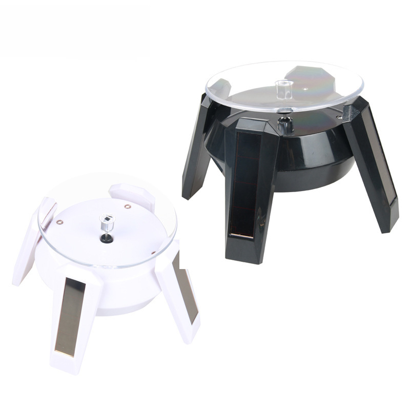 UFO rotating solar display stand watch bracelet jade jewelry mobile phone display stand rotating display stand
