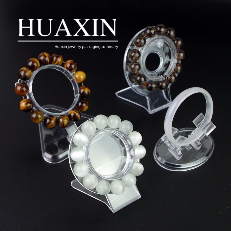 Acrylic crystal transparent bracelet holder Buddha beads bracelet display props jewelry holder