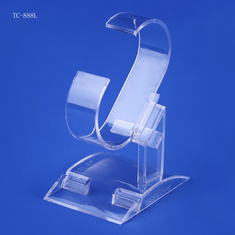 Watch display stand transparent acrylic C ring watch display stand watch display stand can do logo
