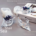 diy Crystal Drop Glue Mirror Stereo Conch Elephant Makeup Egg Storage Box Tray Shell Marine Silicone Mold