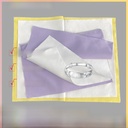 Product Book-type Double-sided Velvet Silver Jewelry Maintenance Wiping Cloth Jewelry Maintenance Polishing Cloth Four-layer Silver Wiping Cloth