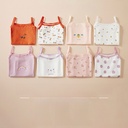 Summer cotton girls' suspenders children's vests Class A baby baby antibacterial girls big children's suspenders