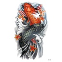 Flower arm tattoo stickers Yuanhua tattoo stickers manufacturers spot waterproof half arm tattoo supply