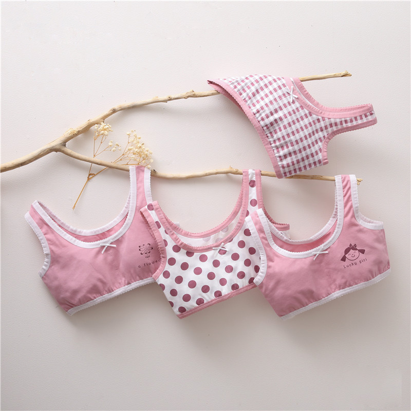 Girls' underwear children's bra development vest students cotton class a summer female treasure Cotton