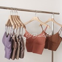 08156 simple Korean style comfortable Girl Big U thin shoulder strap beauty back wear-free bra underwear wrapped chest