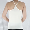 Women's Camisole with Y-shaped Women's Summer All-match Base Shirt Wear Slim-fit Small Camisole with 10 Pieces