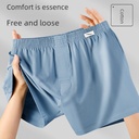 Arro pants men's cotton underwear loose home shorts fat guy pajama pants cotton shorts men's boxer briefs