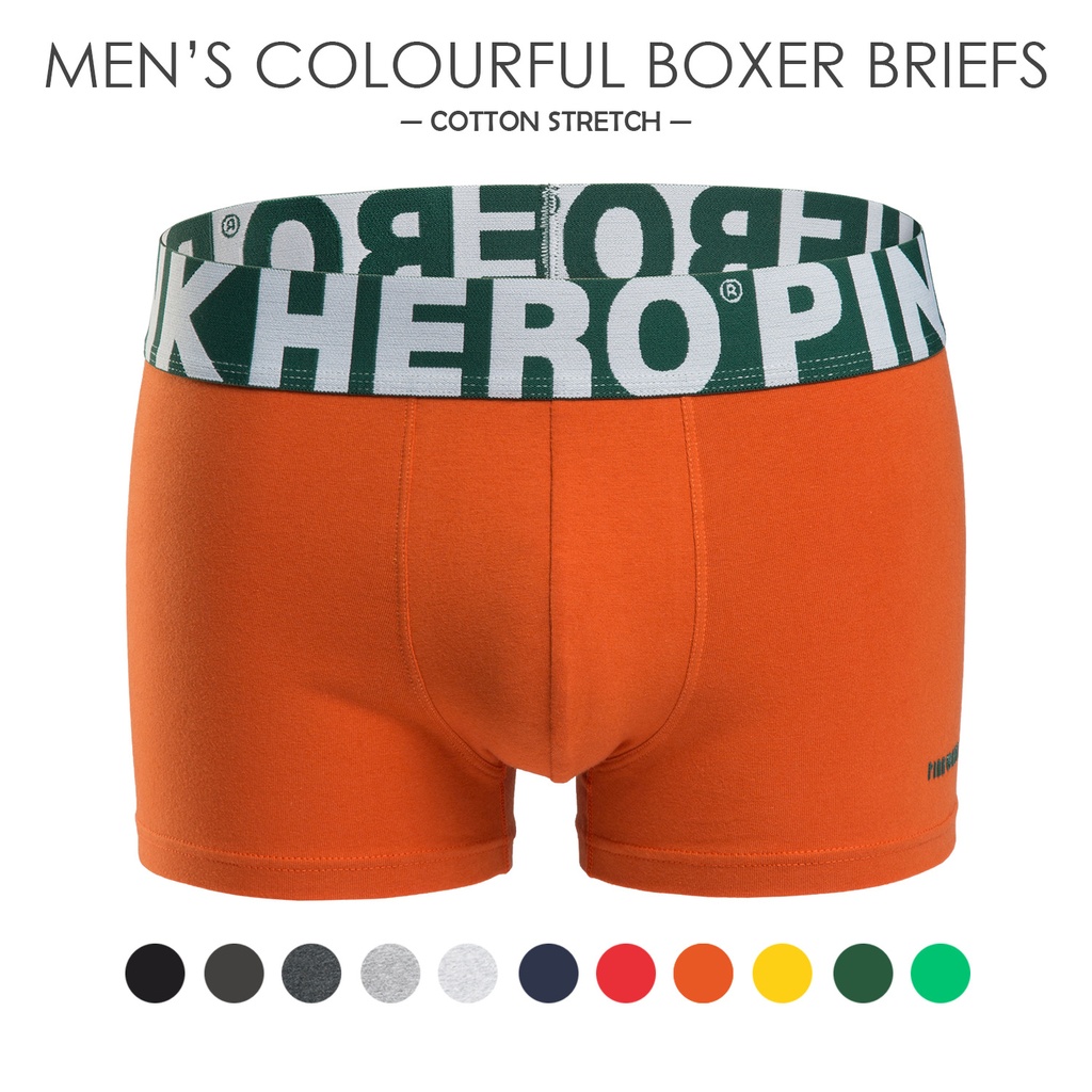 [Source source] men's underwear supply trend fashion multi-color optional cotton men's boxer underwear 528