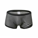 Men's underwear for guests nylon fashionable low waist sexy mesh men's boxers high-end elegant trendy C