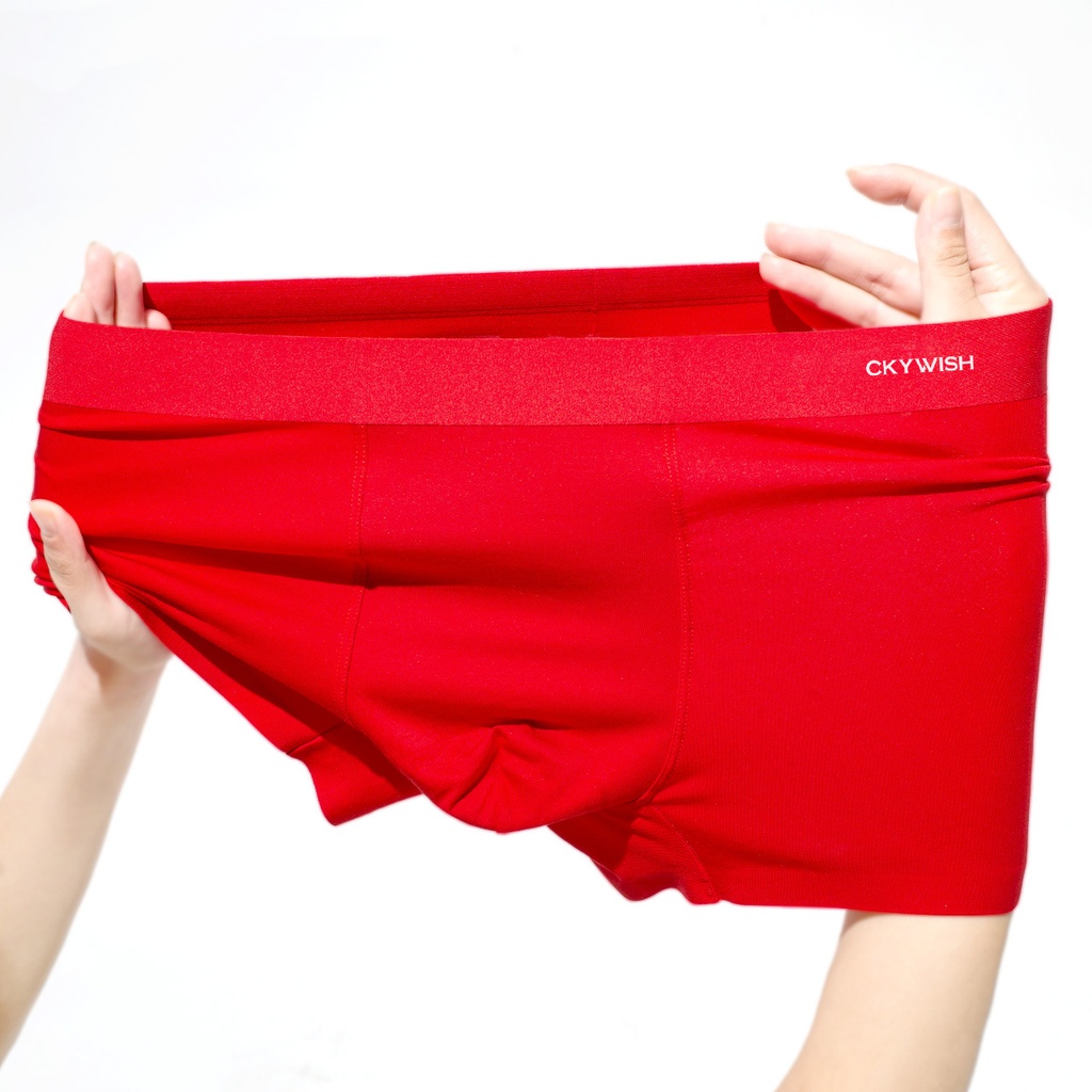 Red men's underwear red underwear men's wedding housewarming happy birthday year modal men's underwear Qixi