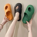 Spot summer outside wear slippers women's excrement sense non-slip Baotou thick-soled beach shoes Net red daddy shoes