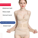 postpartum belly belt three-piece set pregnant women breathable belly belt maternity girdle natural delivery cesarean delivery belt