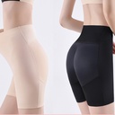 High Waist Fake Ass Full Hip Hip Lifting Artifact Traceless Hip Belly Tinting Underwear Boxer Body Shaping Pants