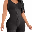 Body Shaping Jumpsuit Full Body Shapeward Thick Mesh Crotch Zipper Faja