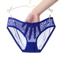 Low waist transparent mesh briefs hot sexy Japanese cute underwear women's seamless 1533
