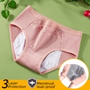 Physiology period underwear female pocket menstrual leak prevention aunt Pants hygiene pure cotton antibacterial Breathable High waist briefs