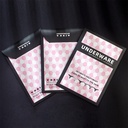 Men's and women's underwear underwear single pack Kraft paper box packaging