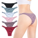 One-piece Women's Triangle Brazilian underwear Mesh Lace Thong Cotton Lace underwear