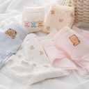 Soft cute sweet cute cartoon cute bear girl cotton crotch waist hip women's underwear female student briefs