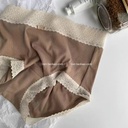 Xiaolan Skirt 3099 Mid-high Waist Traceless Lace Thin Thread Breathable Bottom Four Seasons Women's Briefs Summer Thin