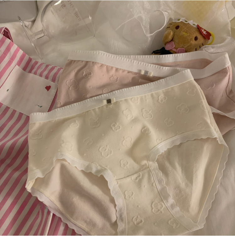 Class A Baby Cotton Four Seasons [5A antibacterial] simple ladies underwear girls cotton crotch antibacterial