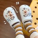 Cute Cartoon Hole Shoes Women's Summer Baotou Thick-soled Outwards Slip-on Feeling Two-wear Non-slip Soft-soled Beach Sandals