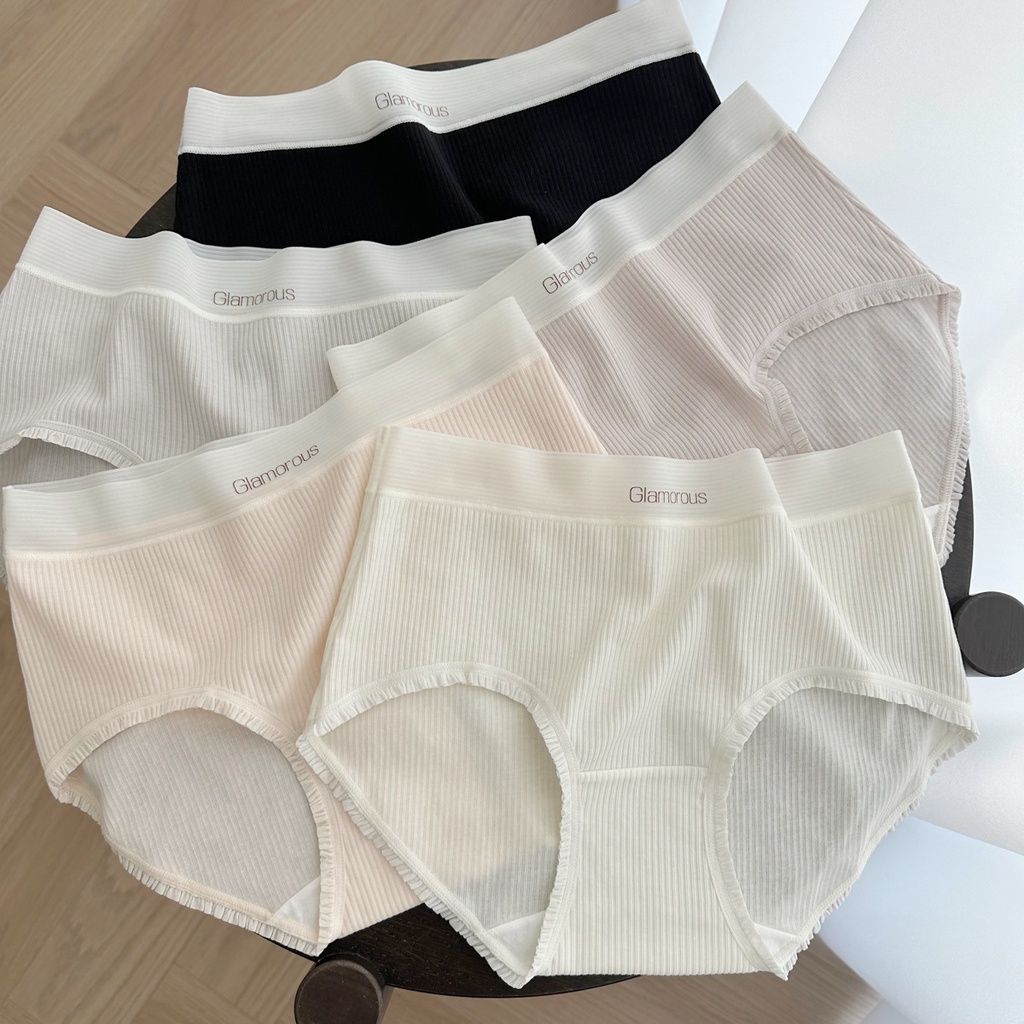 N8338 highlight 60 cotton full pants 5A Baby Cotton A cotton girls fresh waist underwear women's waist