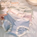 Threaded skin-friendly pregnant women's underwear polylactic acid antibacterial crotch seamless comfortable breathable pregnant women in the middle and late pregnancy underwear