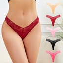 hot girls large size low waist girl lace fun thong women sexy hip thong underwear women