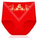 Arrival Benmingnian Red Underwear Women's Big Red High Waist Pure Cotton Shorts Head Plus Size Hongyun Wedding Year Briefs