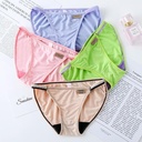 Daifa Dance Panties Female Students Sexy Low Waist Modal Cotton Less Ladies Briefs Art Test Panties