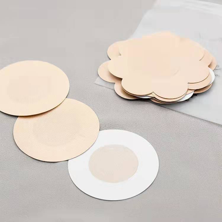 breast stickers breathable anti-bump non-woven disposable invisible women's chest stickers ultra-thin swimming areola stickers