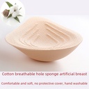 Light cotton prosthetic breast in the early stage after breast surgery, fake breast breast pad sponge prosthetic breast can be washed by hand and can be worn for swimming.