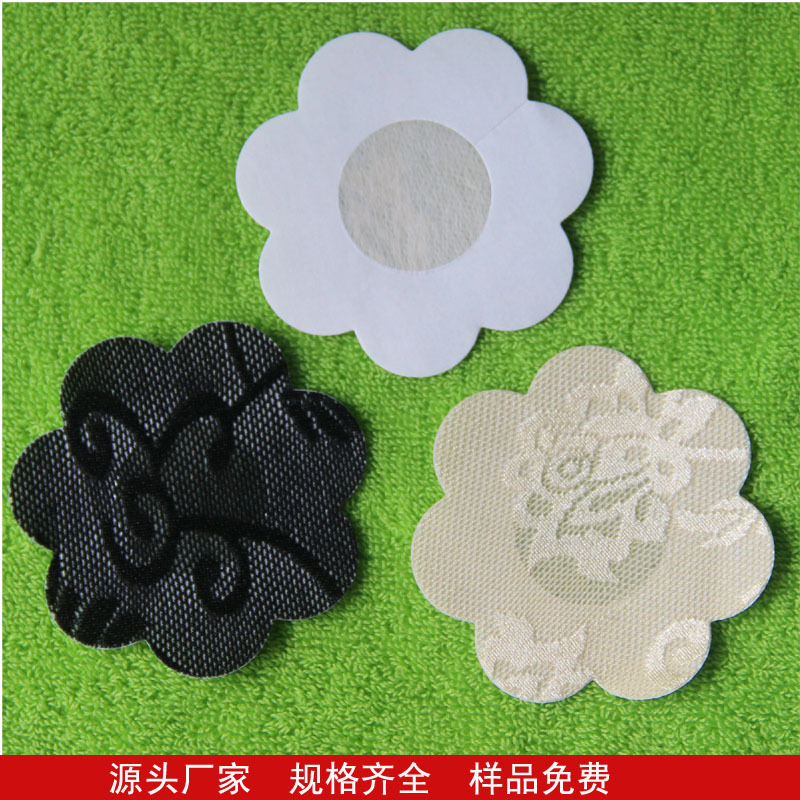 Disposable thin breast patch breast patch anti-bump anti-light patch nipple patch lace satin cloth breast patch