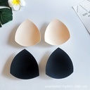 LaTeX chest pad triangle thin swimsuit sportswear yoga clothes not easy to deform underwear 8-hole cloth thin Cup insert