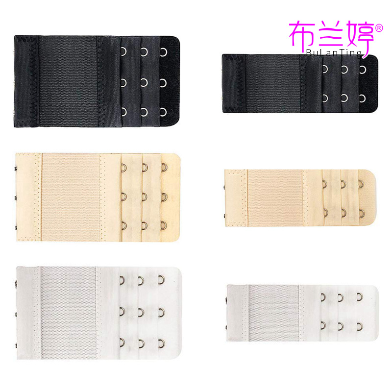 6PCs Underwear Elastic Extended Buckle Elastic Bra Extended Buckle Bra Button Combination Buckle Adjustment Accessories