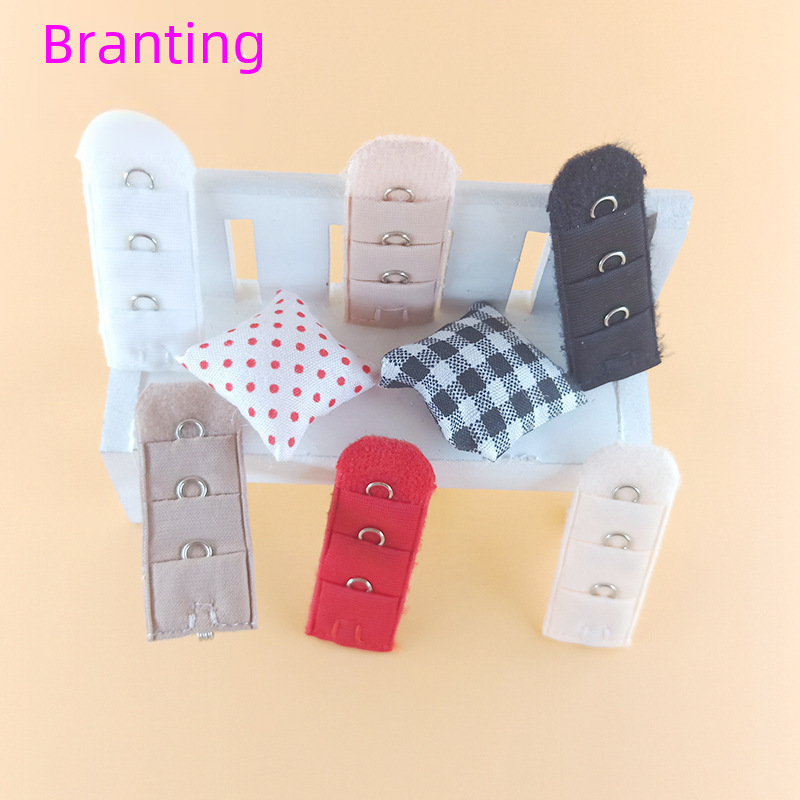 Three-row one-button Bra extension buckle three-row single-button underwear extension buckle stainless steel bra growth back buckle