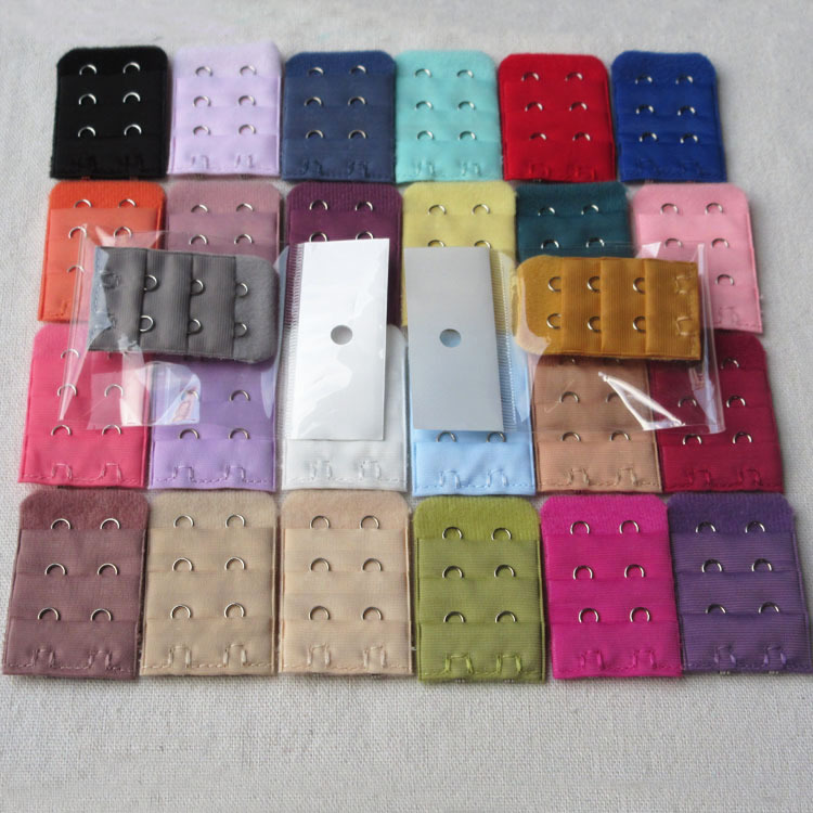 (Independent packaging) three rows of two buckle extended buckle underwear buckle extended buckle two-row buckle